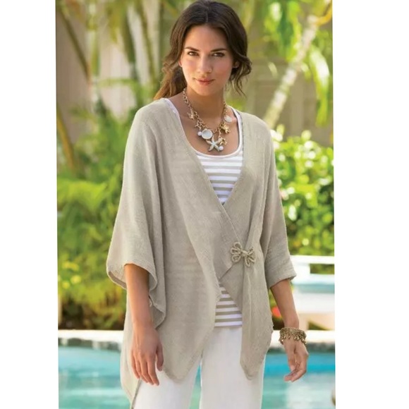 Soft Surroundings Tops - Soft Surroundings women’s kimono/poncho OS